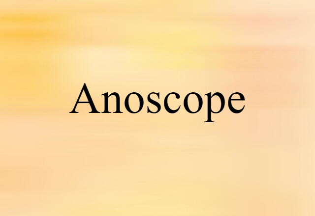 anoscope