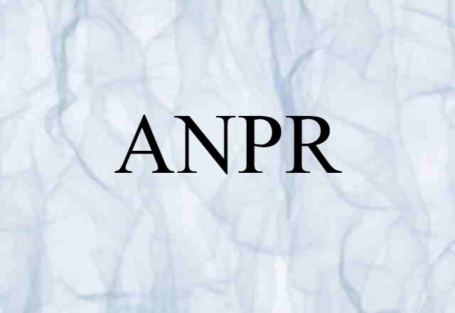 ANPR