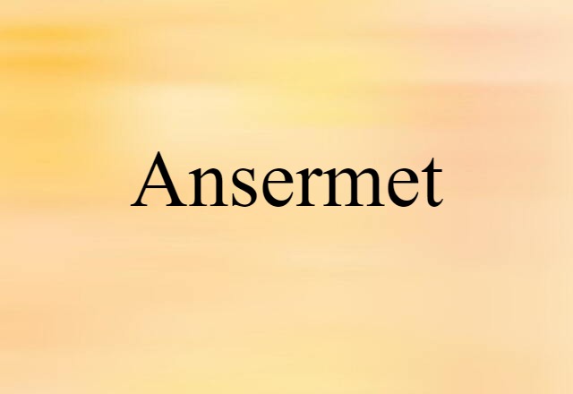 Ansermet