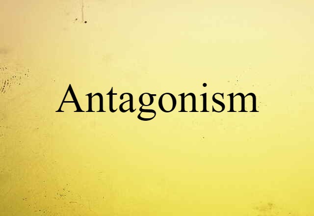 Antagonism (noun) Definition, Meaning & Examples