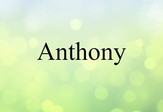 Anthony