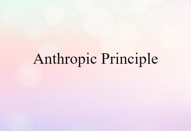 anthropic principle