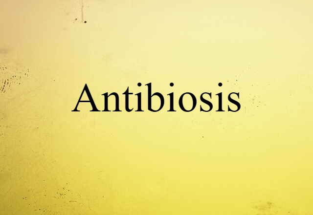 antibiosis