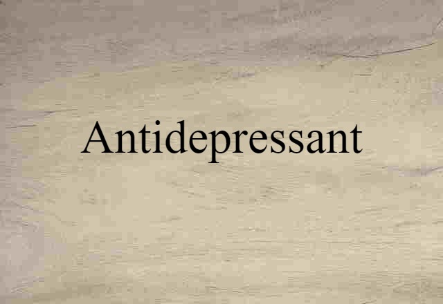 antidepressant