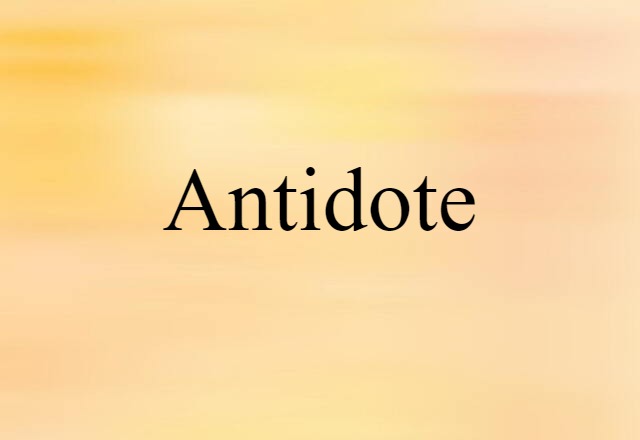 antidote