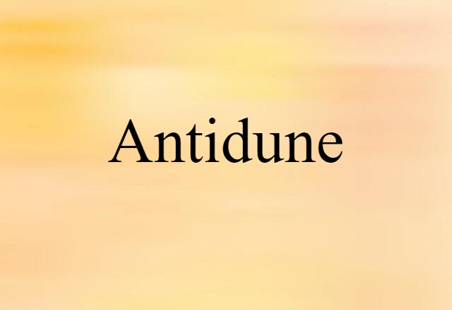 antidune