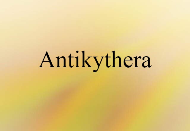 Antikythera