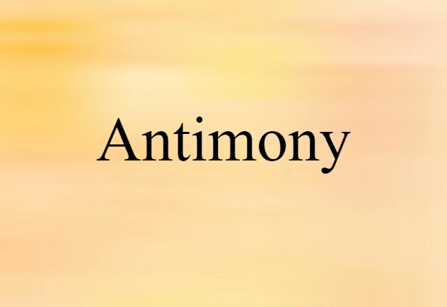 antimony