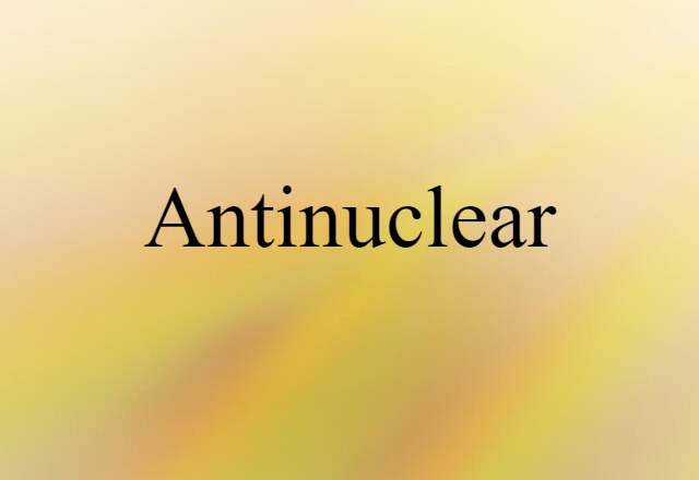 antinuclear