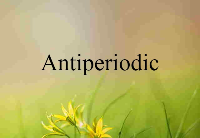 antiperiodic