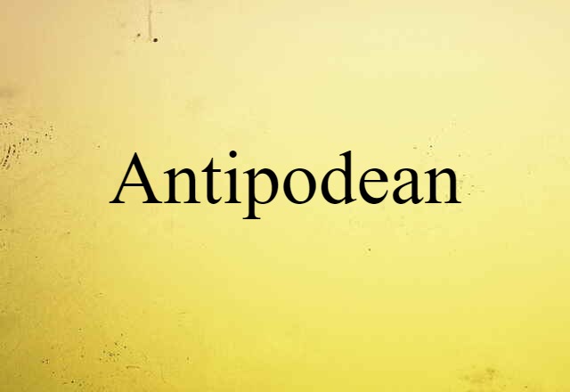 antipodean