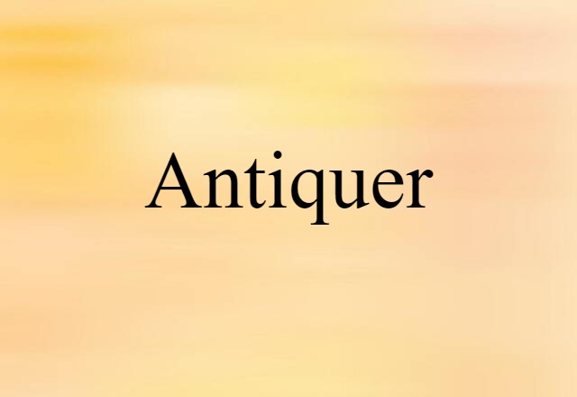 antiquer