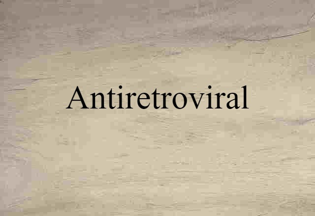 antiretroviral