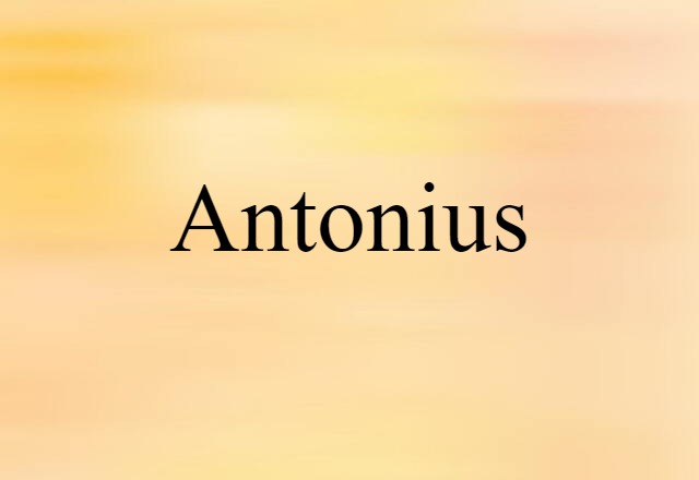 Antonius