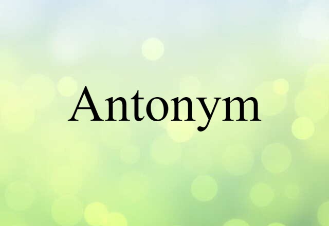 antonym