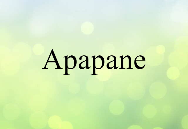 apapane