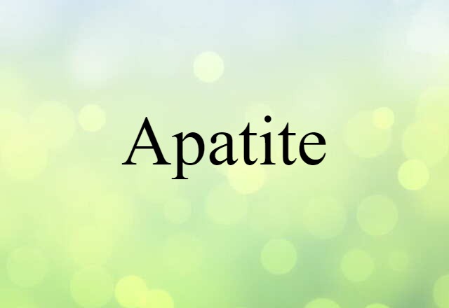 apatite