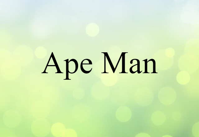 ape man