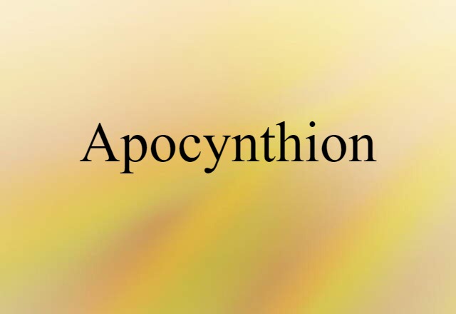 apocynthion