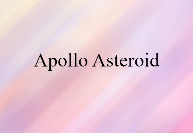 Apollo asteroid