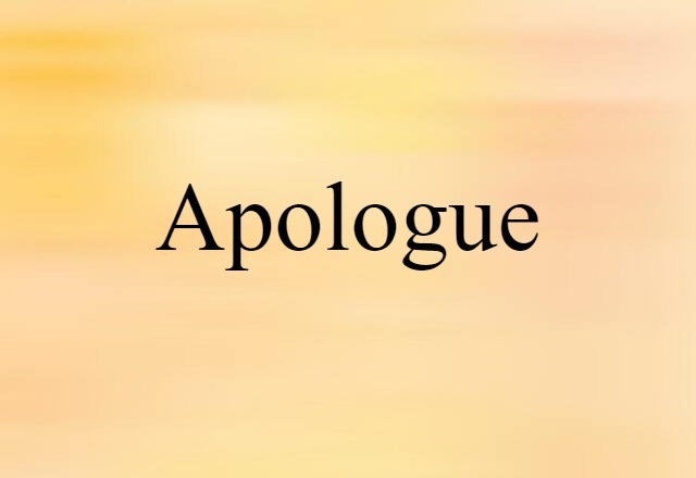 apologue