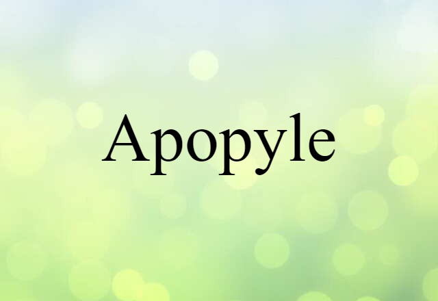 apopyle