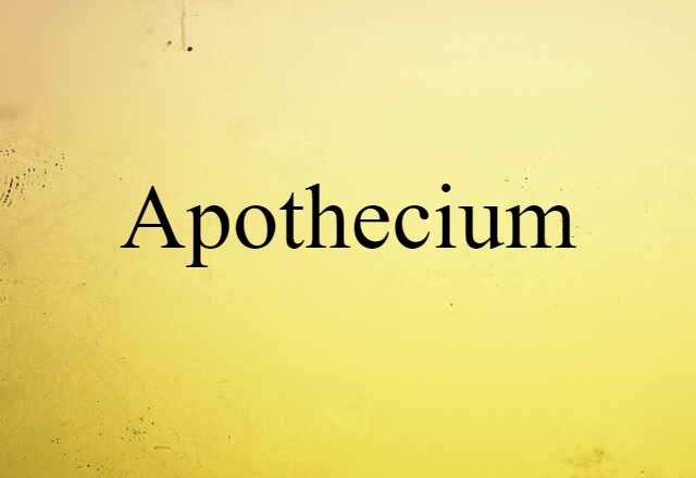 apothecium