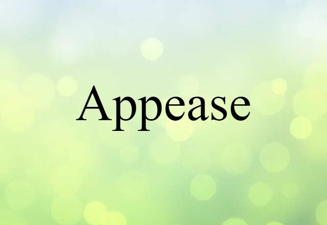 appease