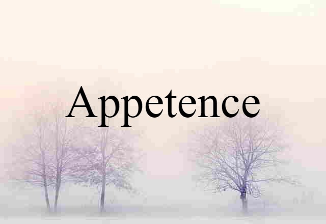 appetence