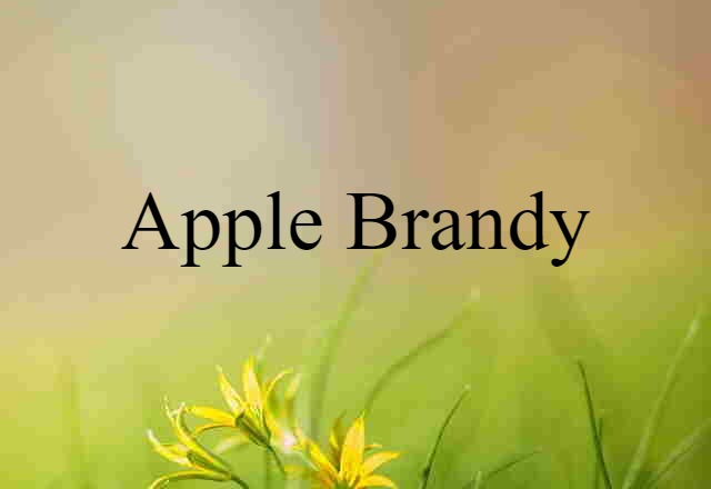 apple brandy