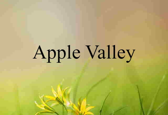 Apple Valley