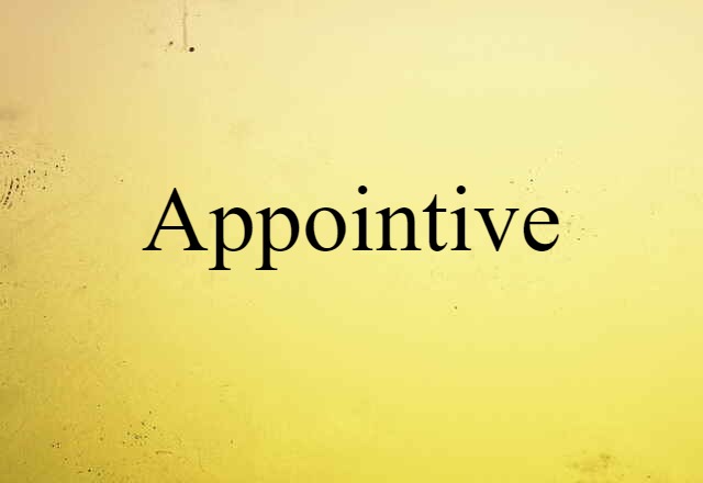 appointive