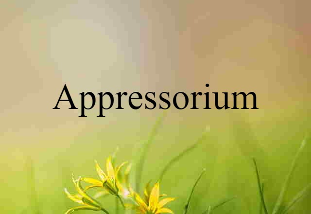 appressorium