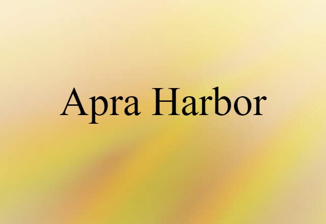 Apra Harbor