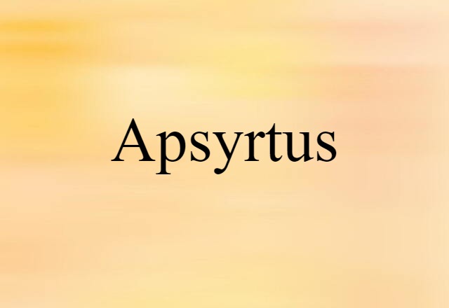 Apsyrtus