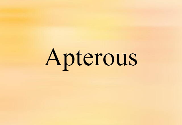 apterous