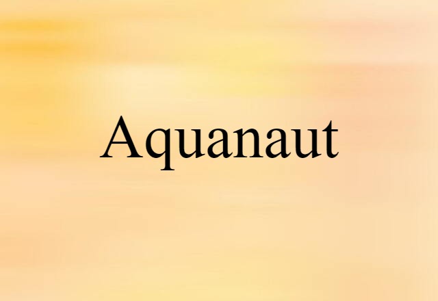 aquanaut