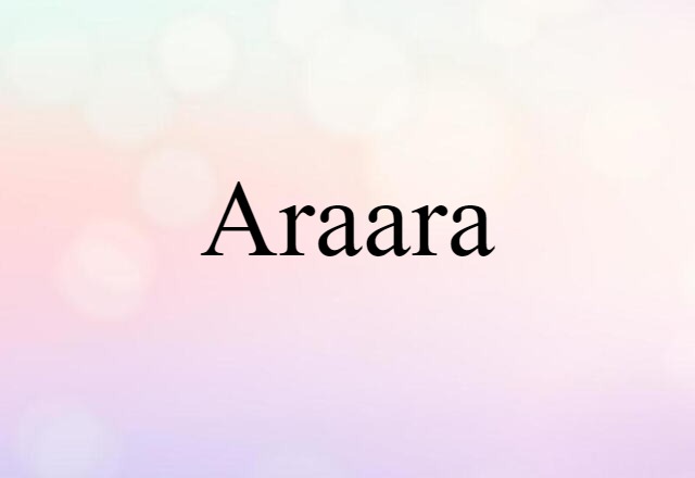 araara