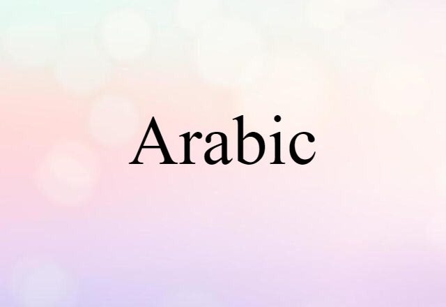 Arabic