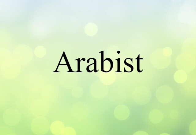 Arabist