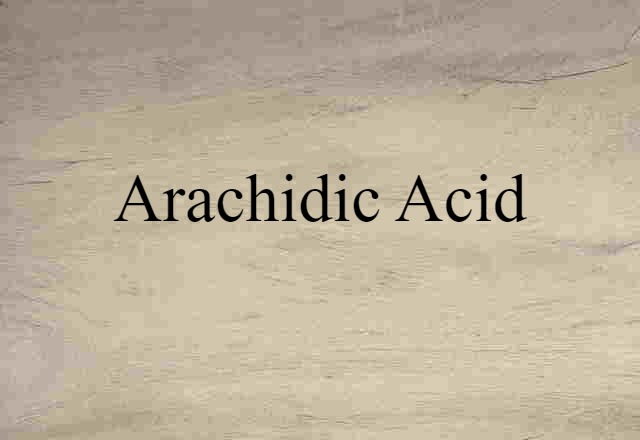 arachidic acid