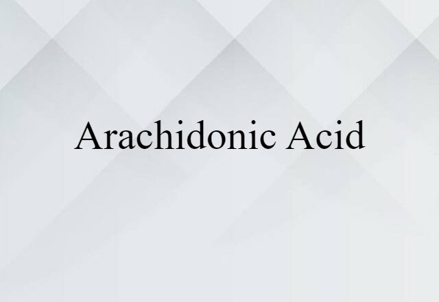 arachidonic acid