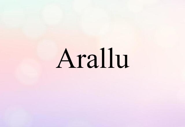 Arallu