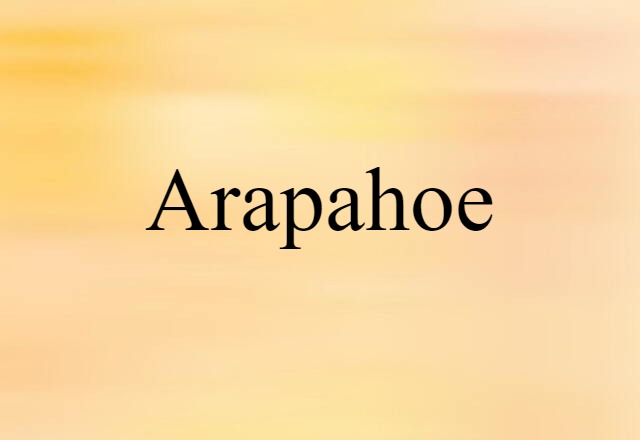 Arapahoe