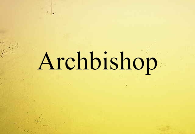 archbishop