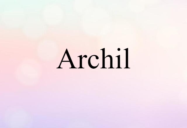 archil