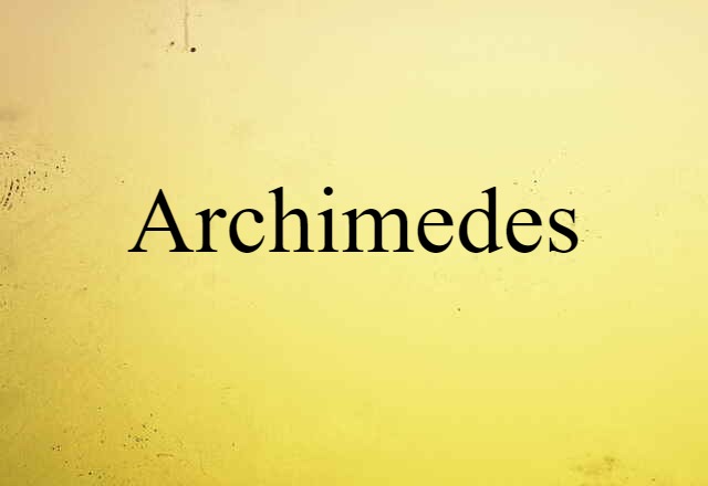 Archimedes