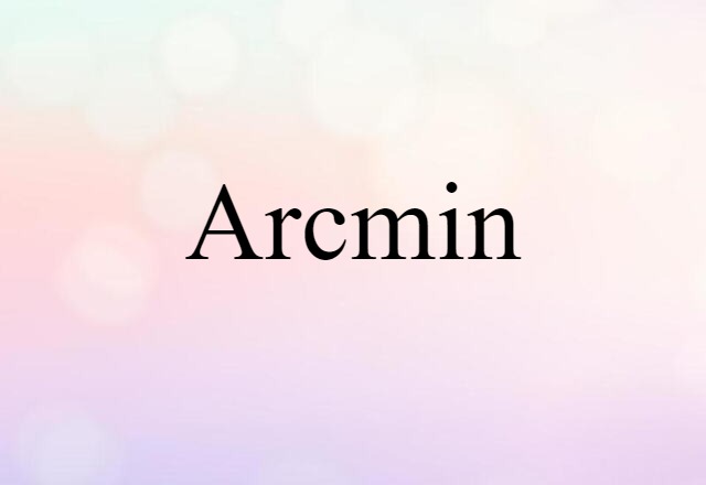 arcmin