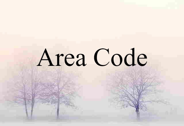 area code