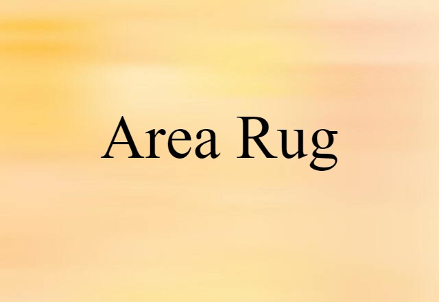 area rug